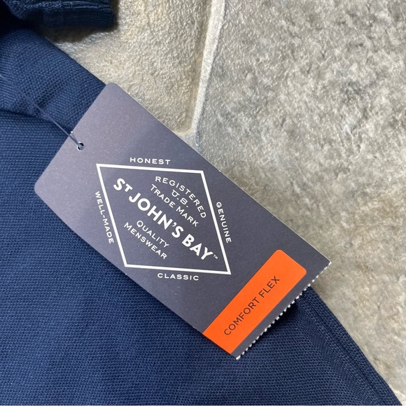 St. John’s Bay Performance Comfort Flex Quick Dry Polo - Picture 5 of 11